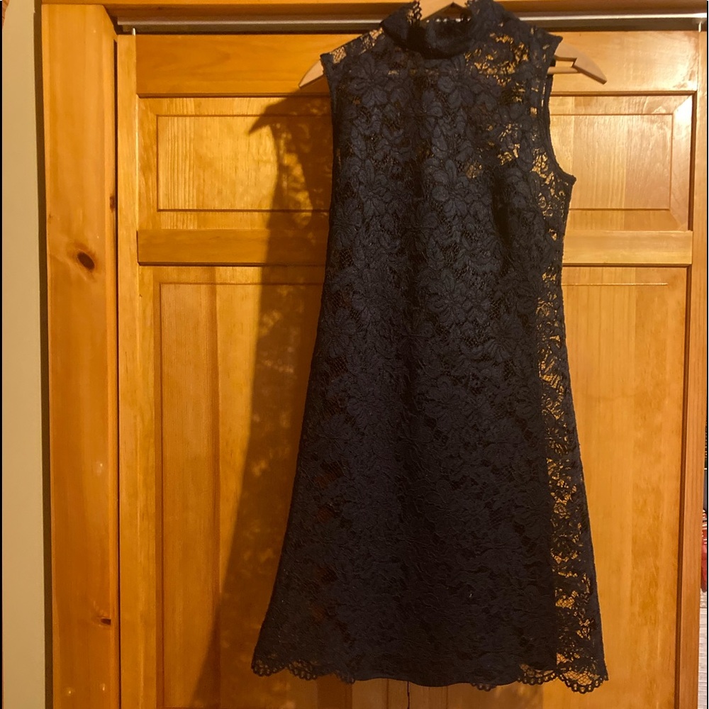 Navy blue dress